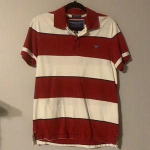 American Eagle Small Striped Short Sleeve